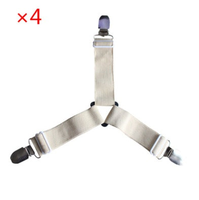 Bed Sheet Grippers – Non-Slip Quilt Clip with Easy Unlock