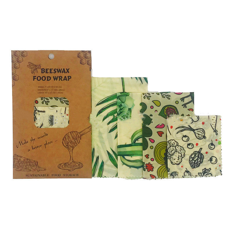 Eco-Friendly Reusable Beeswax Food Wrap