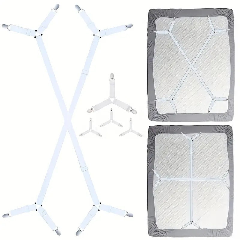 Bed Sheet Grippers – Non-Slip Quilt Clip with Easy Unlock