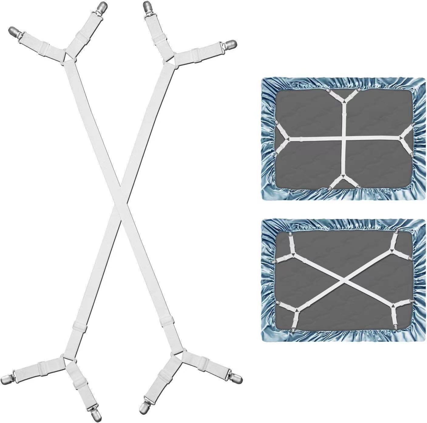 Bed Sheet Grippers – Non-Slip Quilt Clip with Easy Unlock