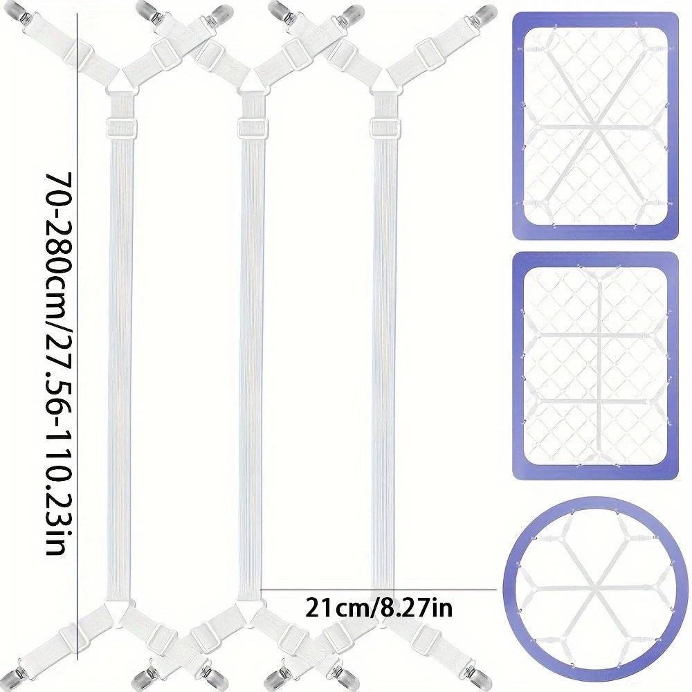 Bed Sheet Grippers – Non-Slip Quilt Clip with Easy Unlock