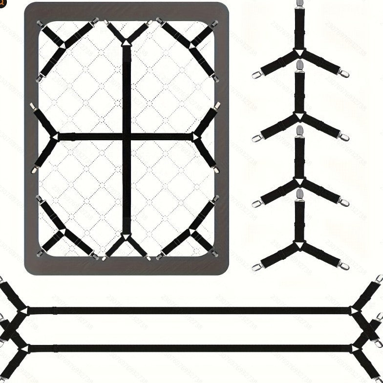 Bed Sheet Grippers – Non-Slip Quilt Clip with Easy Unlock
