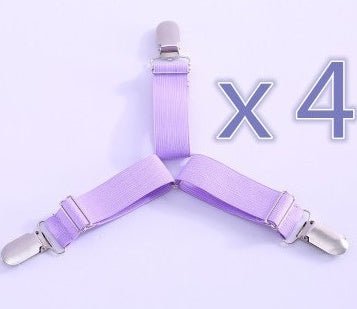 Bed Sheet Grippers – Non-Slip Quilt Clip with Easy Unlock
