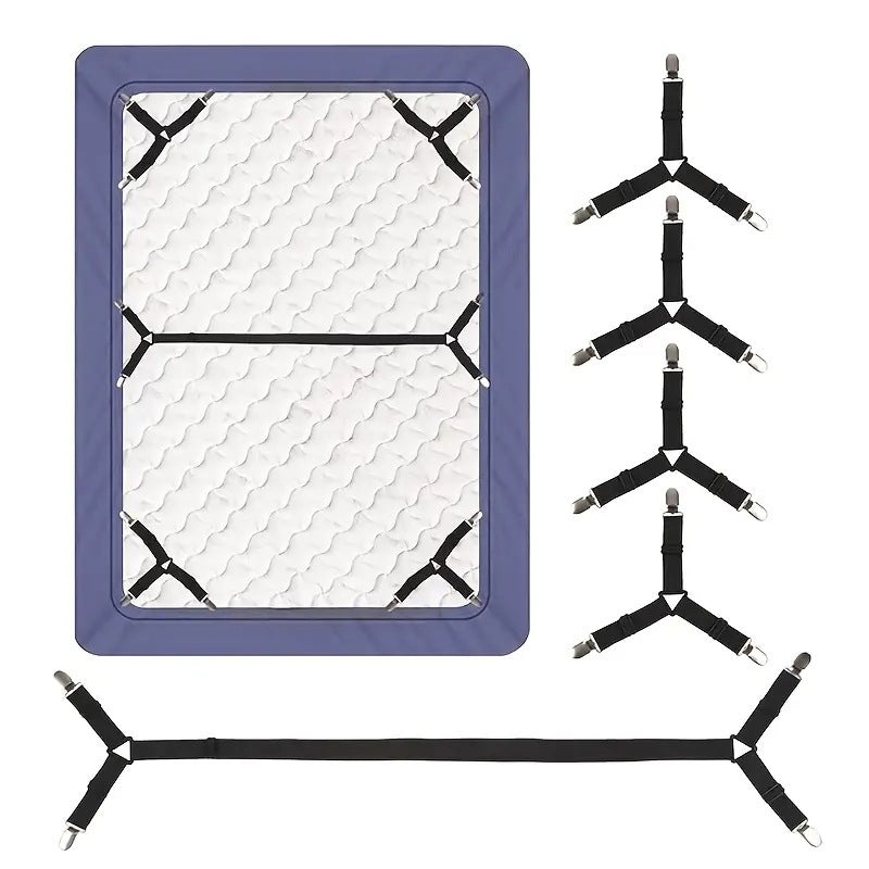 Bed Sheet Grippers – Non-Slip Quilt Clip with Easy Unlock