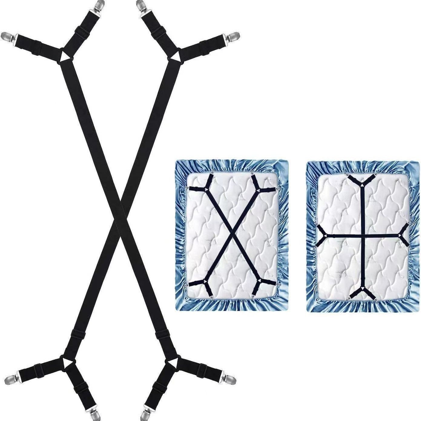 Bed Sheet Grippers – Non-Slip Quilt Clip with Easy Unlock