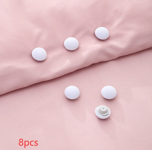 One-Click Bedsheet Grippers – Cute Mushroom Design, Non-Slip Fixing Clips