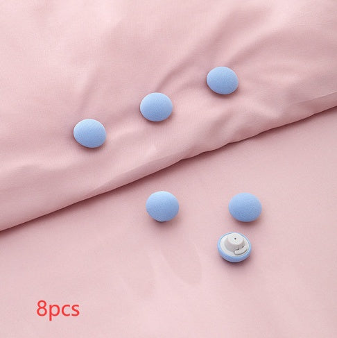 One-Click Bedsheet Grippers – Cute Mushroom Design, Non-Slip Fixing Clips