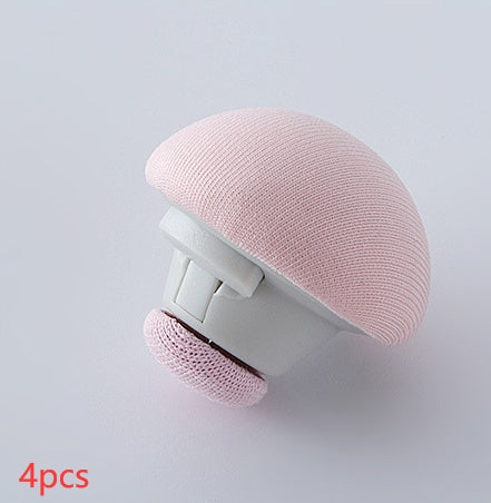 One-Click Bedsheet Grippers – Cute Mushroom Design, Non-Slip Fixing Clips