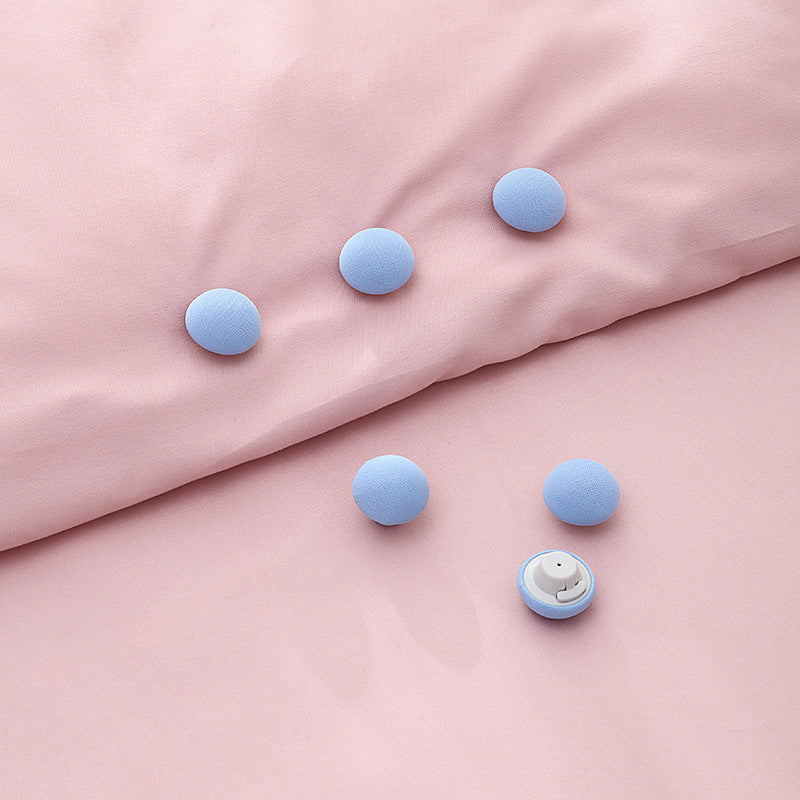 One-Click Bedsheet Grippers – Cute Mushroom Design, Non-Slip Fixing Clips