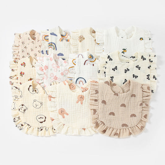 SweetPea  Cotton Bib
